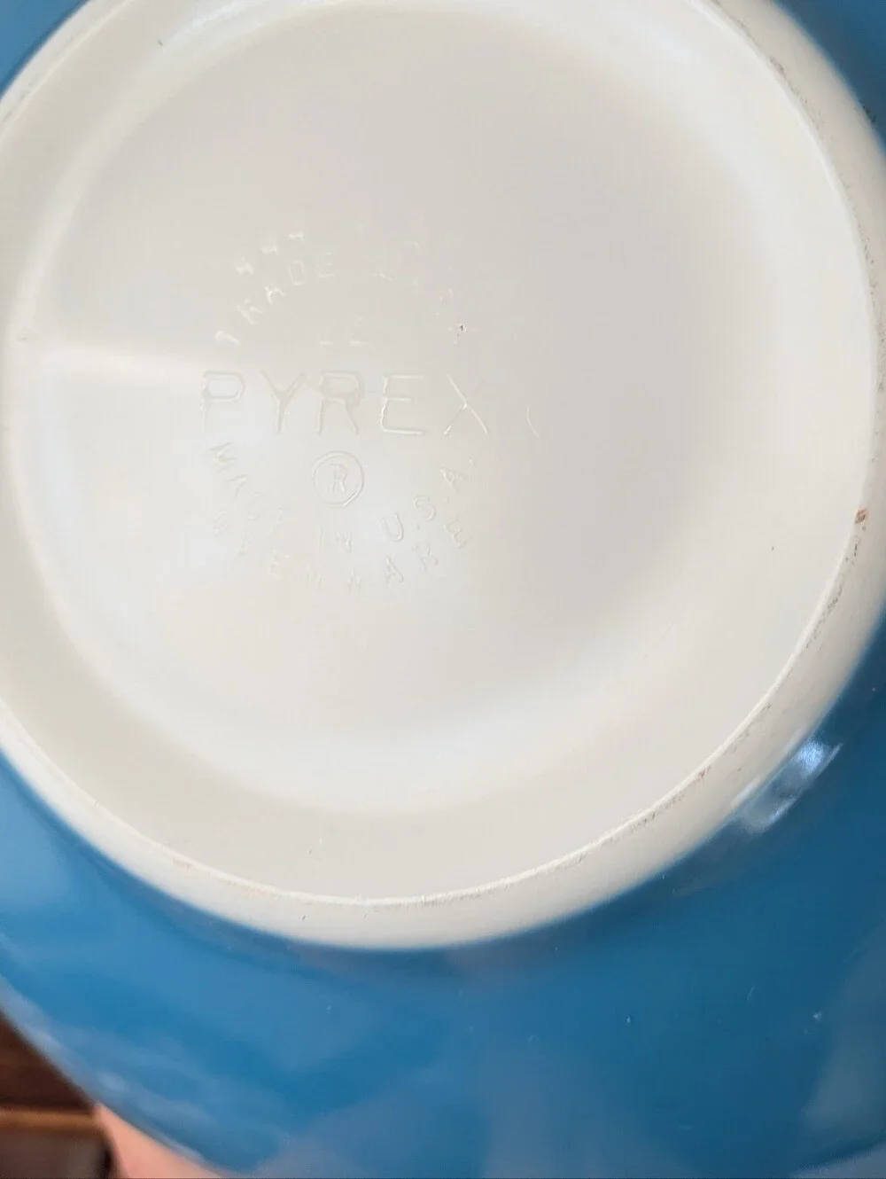 Pyrex Horizon Blue Cinderella Mixing Bowl 444 Qt Large Nesting Bowl